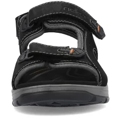 Rieker Men'S Trekking Sandals Night Black
