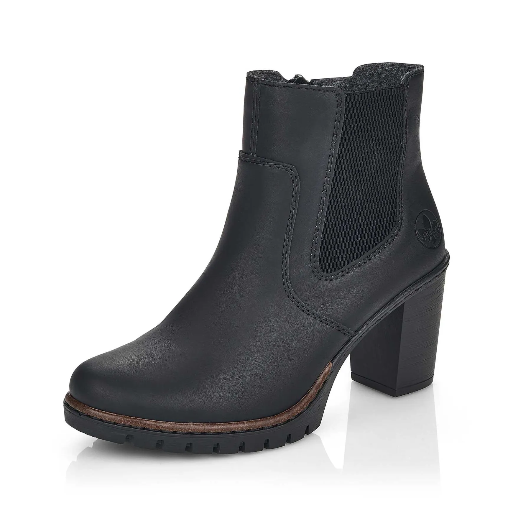Rieker Women'S Ankle Boots Jet Black
