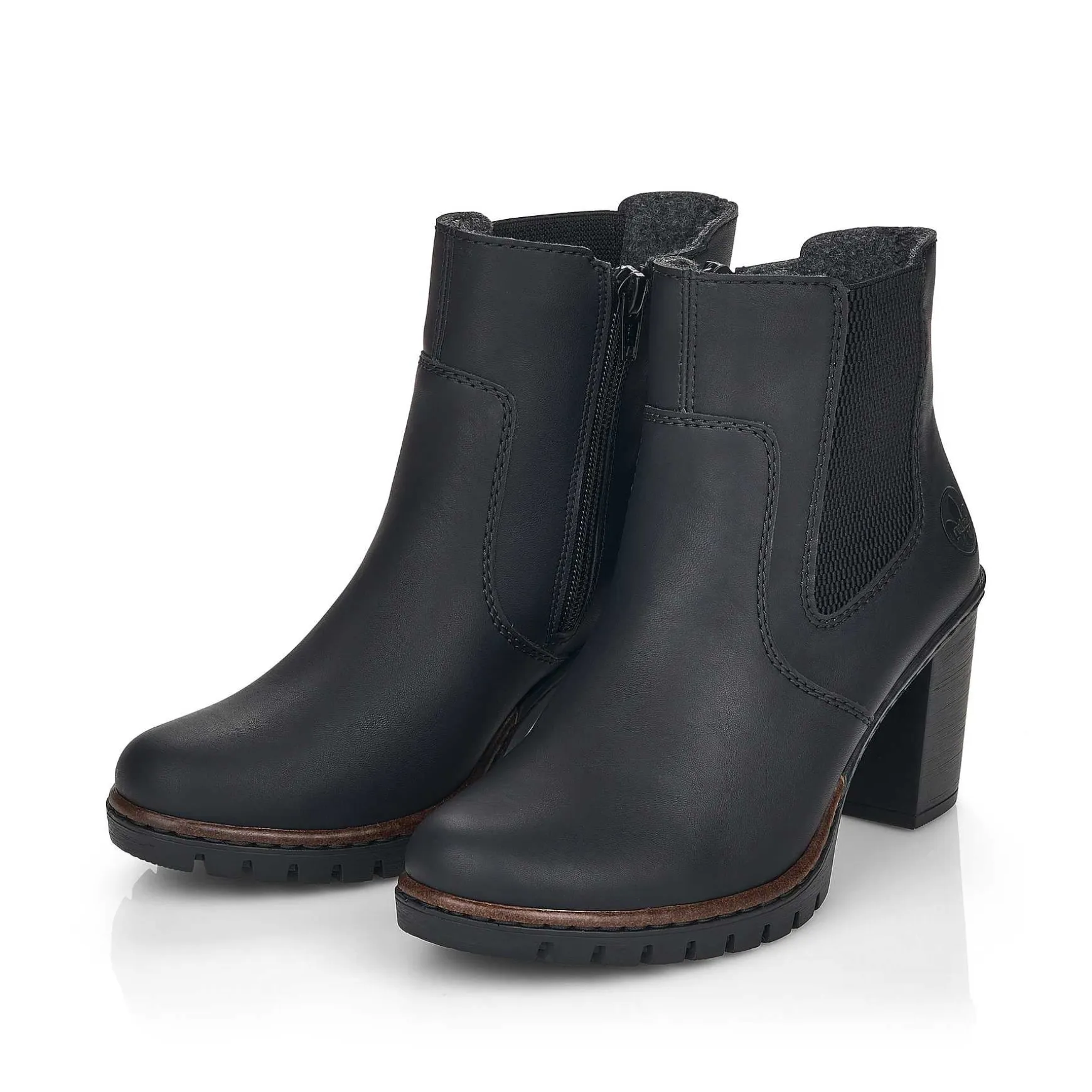 Rieker Women'S Ankle Boots Jet Black