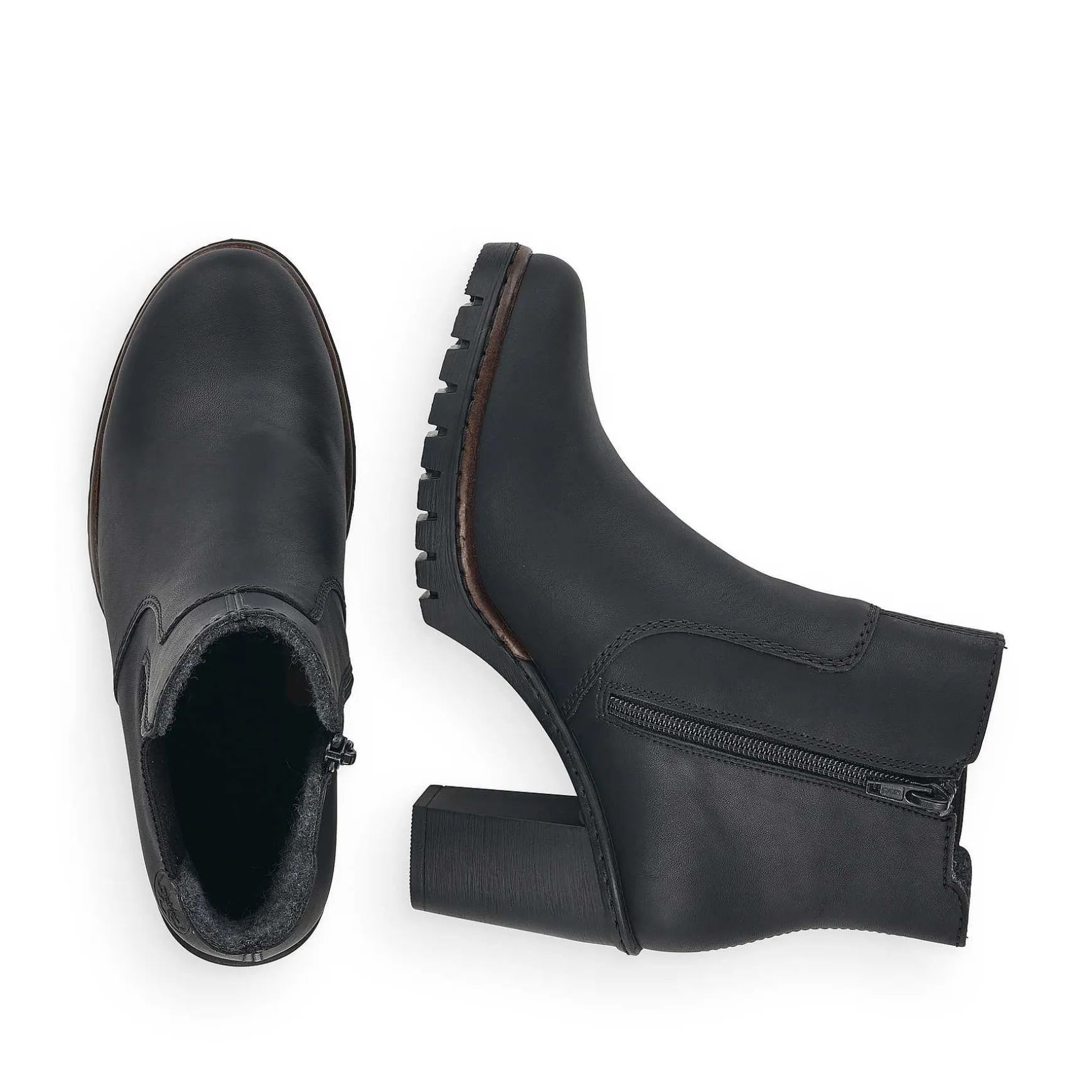 Rieker Women'S Ankle Boots Jet Black