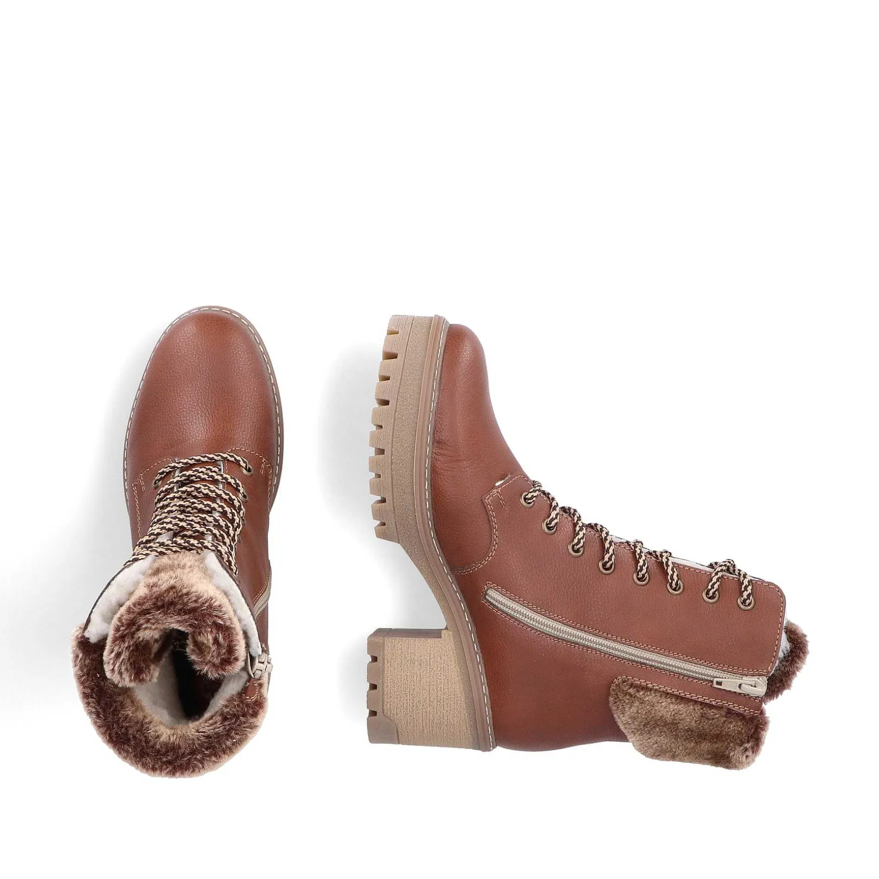 Rieker Women'S Ankle Boots Coffee Brown