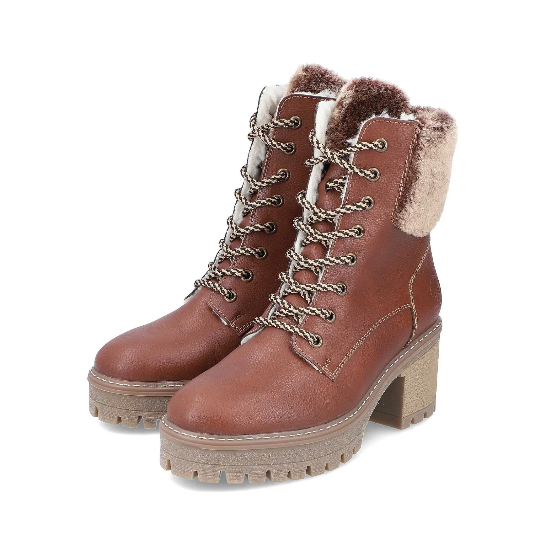 Rieker Women'S Ankle Boots Coffee Brown