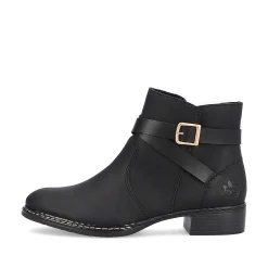 Rieker Women'S Ankle Boots Jet Black