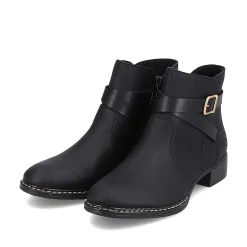 Rieker Women'S Ankle Boots Jet Black