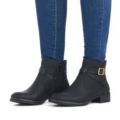 Rieker Women'S Ankle Boots Jet Black