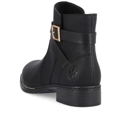 Rieker Women'S Ankle Boots Jet Black