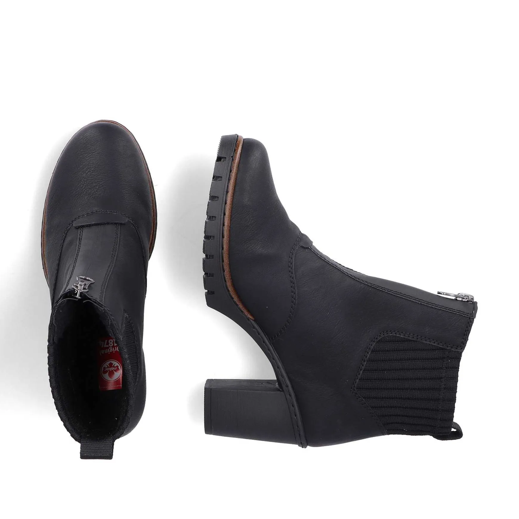 Rieker Women'S Ankle Boots Jet Black