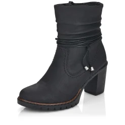 Rieker Women'S Ankle Boots Jet Black