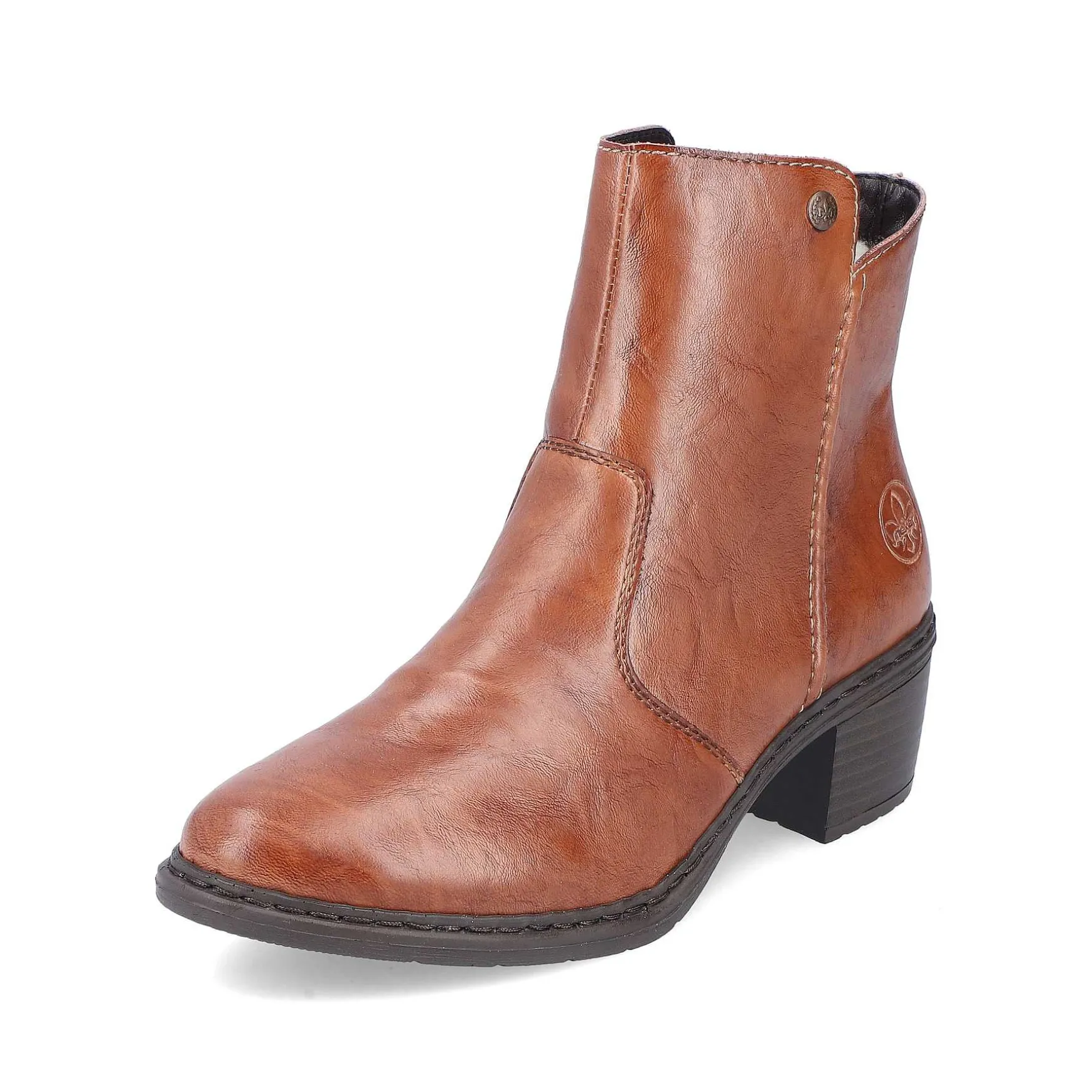 Rieker Women'S Ankle Boots Copper Brown