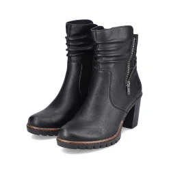 Rieker Women'S Ankle Boots Jet Black