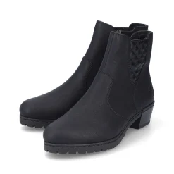 Rieker Women'S Ankle Boots Jet Black