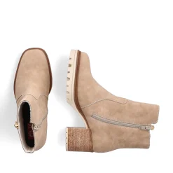 Rieker Women'S Ankle Boots Sand Beige