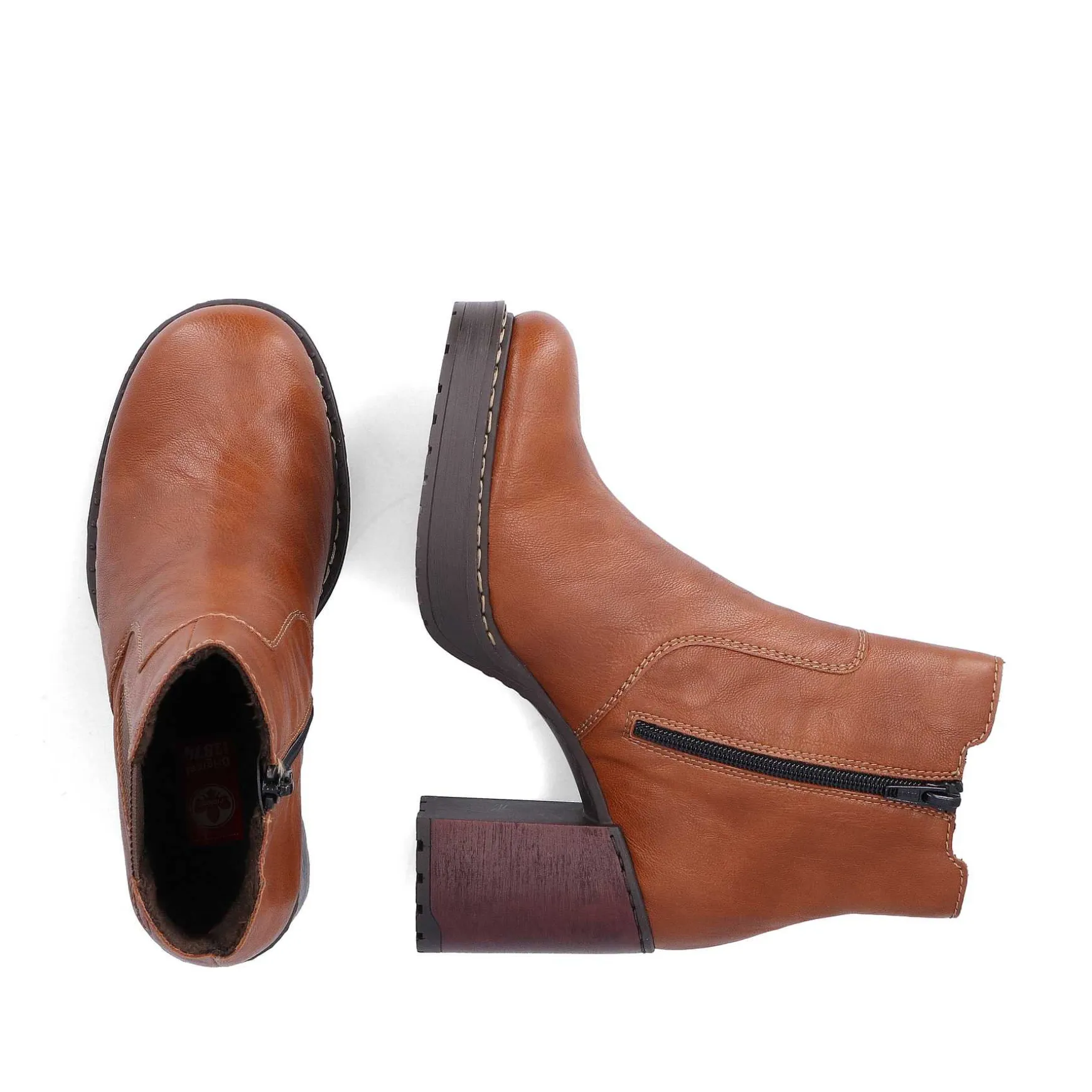 Rieker Women'S Ankle Boots Fox Brown