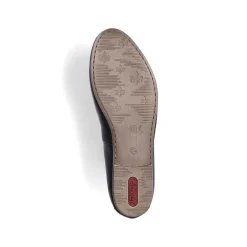 Rieker Women'S Ballerinas Glossy Black