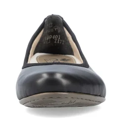 Rieker Women'S Ballerinas Glossy Black