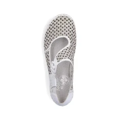 Rieker Women'S Ballerinas Crystal White