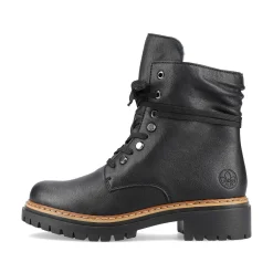 Rieker Women'S Biker Boots Jet Black