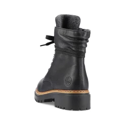 Rieker Women'S Biker Boots Jet Black