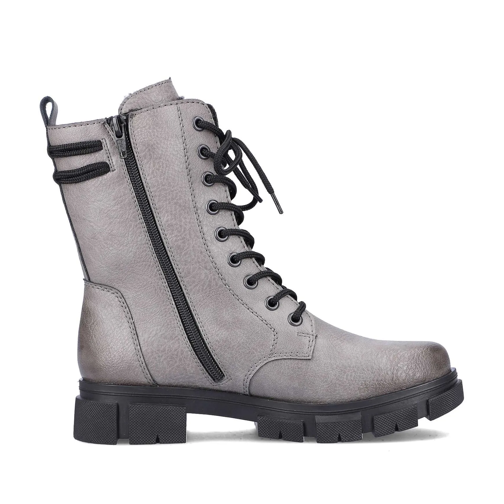 Rieker Women'S Biker Boots Granite Gray