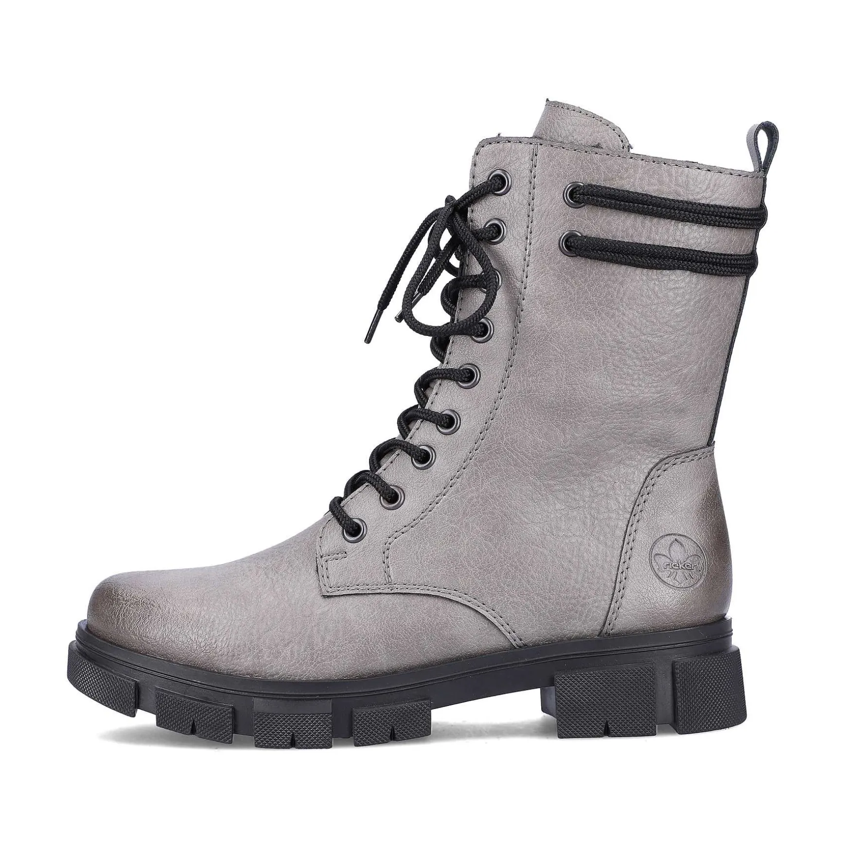 Rieker Women'S Biker Boots Granite Gray