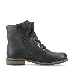Rieker Women'S Biker Boots Jet Black