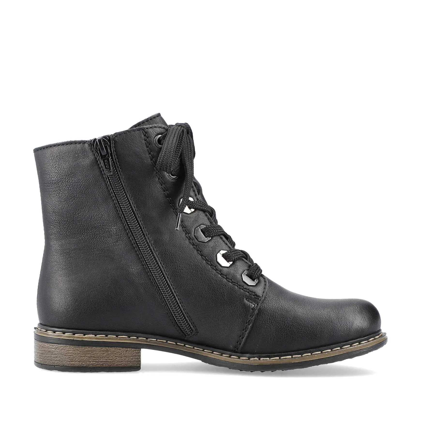 Rieker Women'S Biker Boots Jet Black