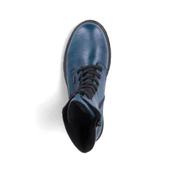 Rieker Women'S Biker Boots Petrol-Black