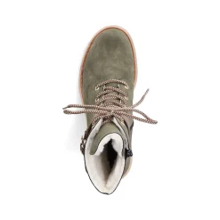 Rieker Women'S Biker Boots Leaf Green