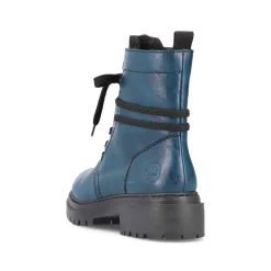 Rieker Women'S Biker Boots Cyan Blue