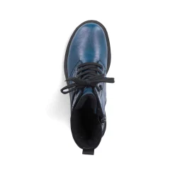 Rieker Women'S Biker Boots Cyan Blue