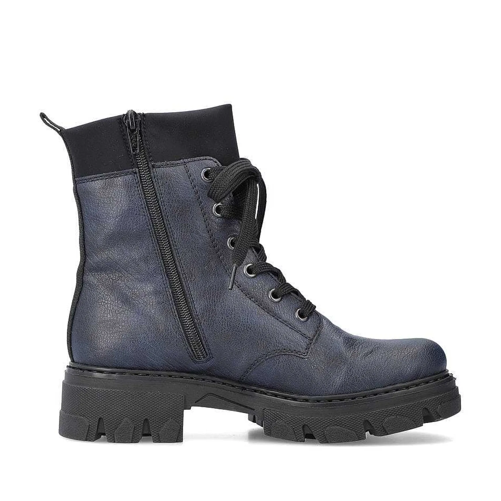 Rieker Women'S Biker Boots Navy Blue