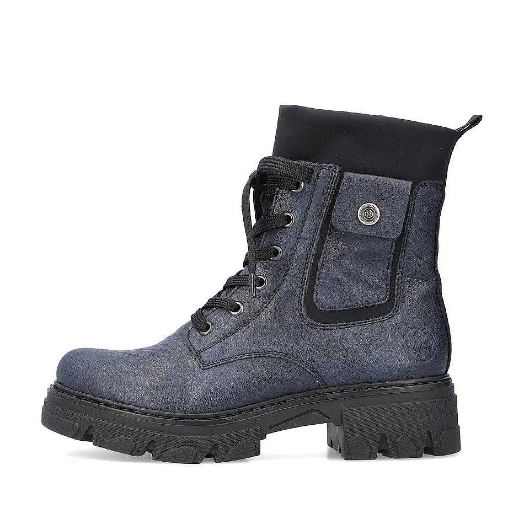 Rieker Women'S Biker Boots Navy Blue