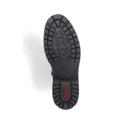 Rieker Women'S Biker Boots Glossy Black