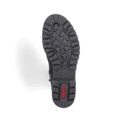 Rieker Women'S Biker Boots Asphalt Black