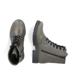 Rieker Women'S Biker Boots Gray Green