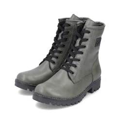 Rieker Women'S Biker Boots Gray Green