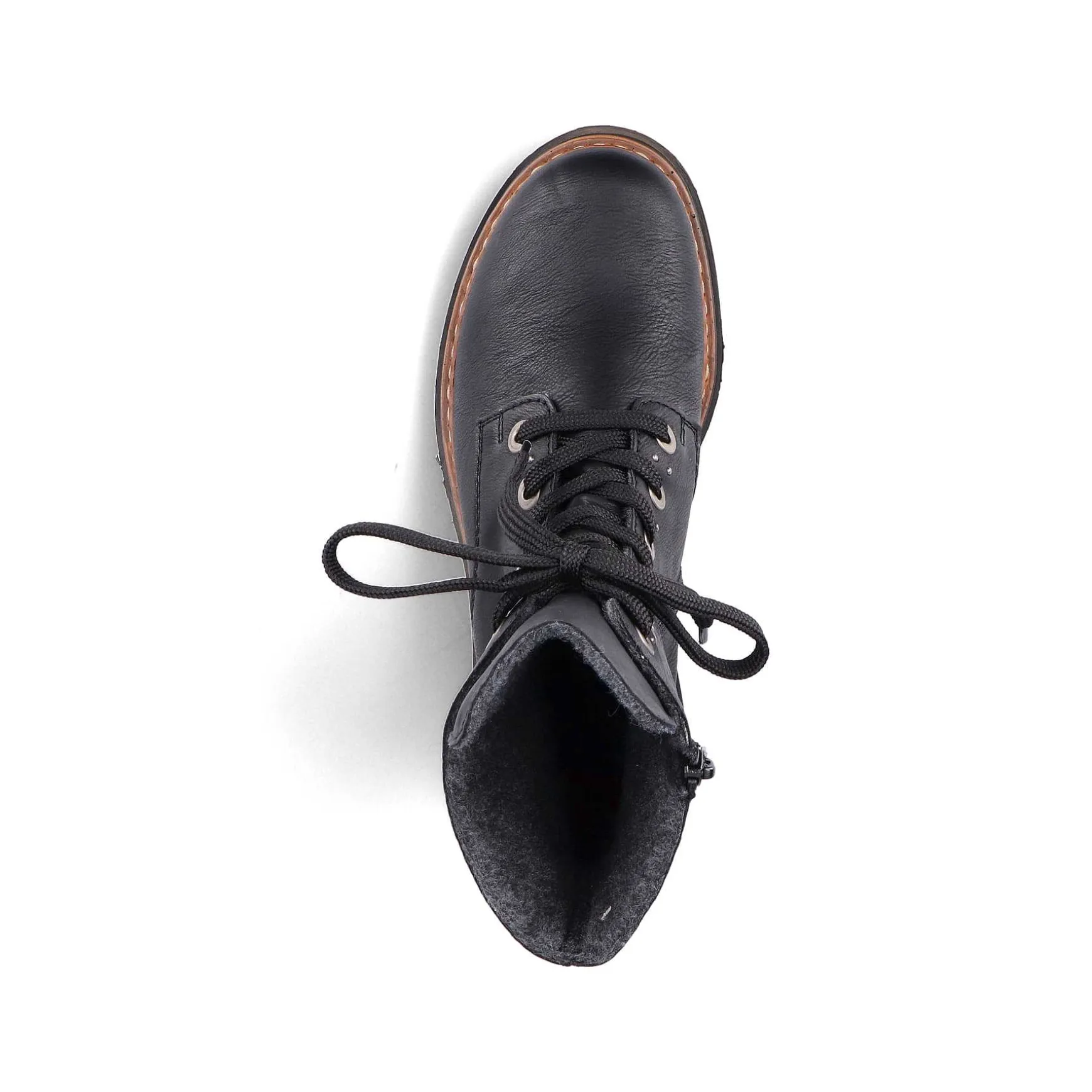 Rieker Women'S Biker Boots Graphite Black