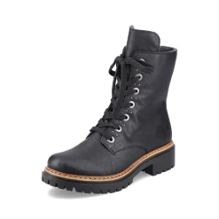 Rieker Women'S Biker Boots Graphite Black