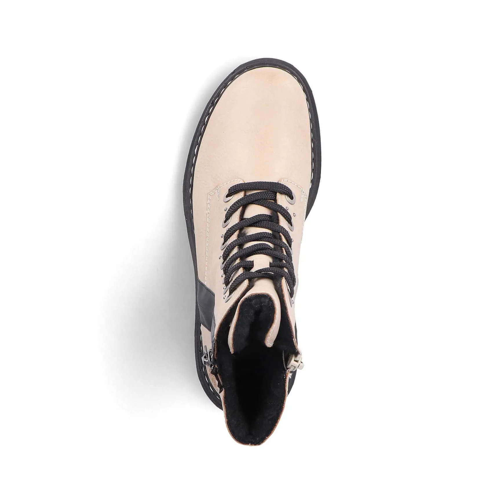 Rieker Women'S Biker Boots Vanilla Beige