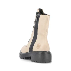 Rieker Women'S Biker Boots Vanilla Beige