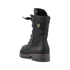 Rieker Women'S Biker Boots Jet Black