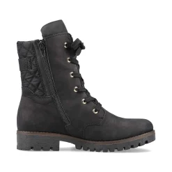 Rieker Women'S Biker Boots Jet Black