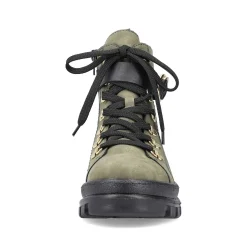Rieker Women'S Biker Boots Leaf Green