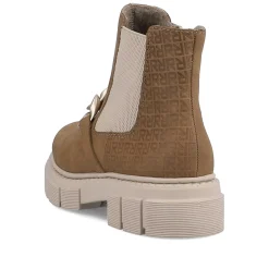 Rieker Women'S Chelsea Boots Camel Brown