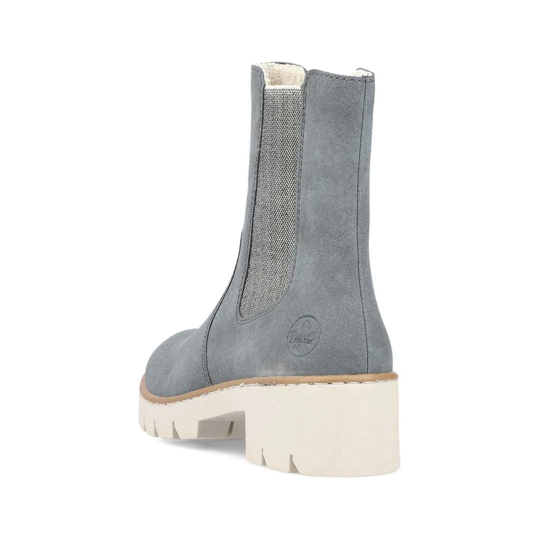 Rieker Women'S Chelsea Boots Gray Blue