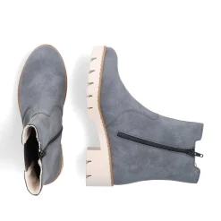Rieker Women'S Chelsea Boots Gray Blue
