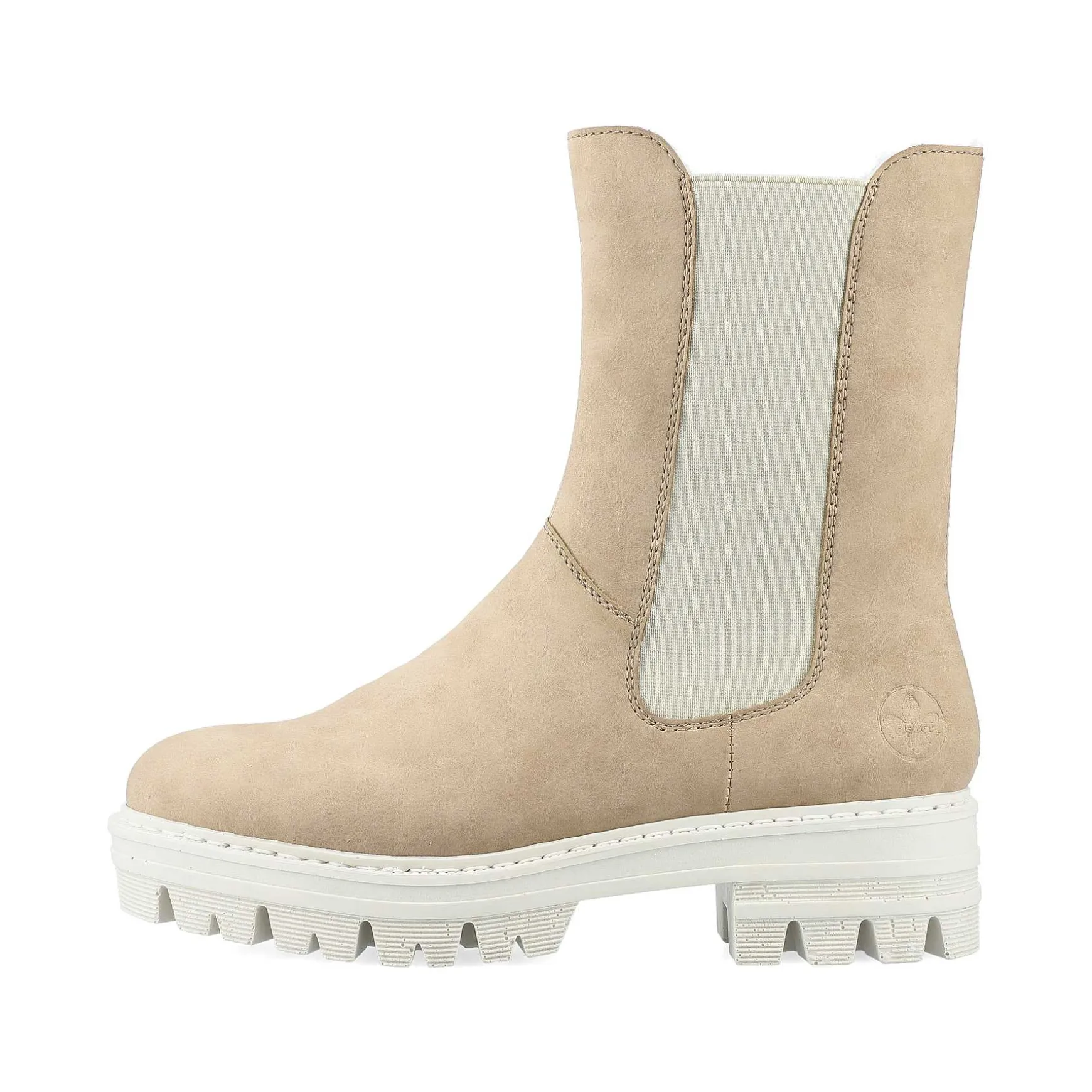 Rieker Women'S Chelsea Boots Sand Beige