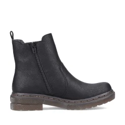 Rieker Women'S Chelsea Boots Asphalt Black