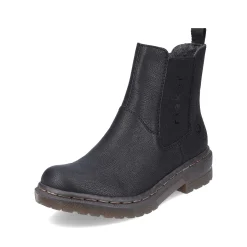 Rieker Women'S Chelsea Boots Asphalt Black