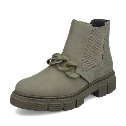 Rieker Women'S Chelsea Boots Army Green